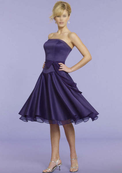 ELEGANT ROYAL BLUE PARTY COCKTAIL CORSET EVENING DRESS WITH FLOWING SKIRT (LR108)